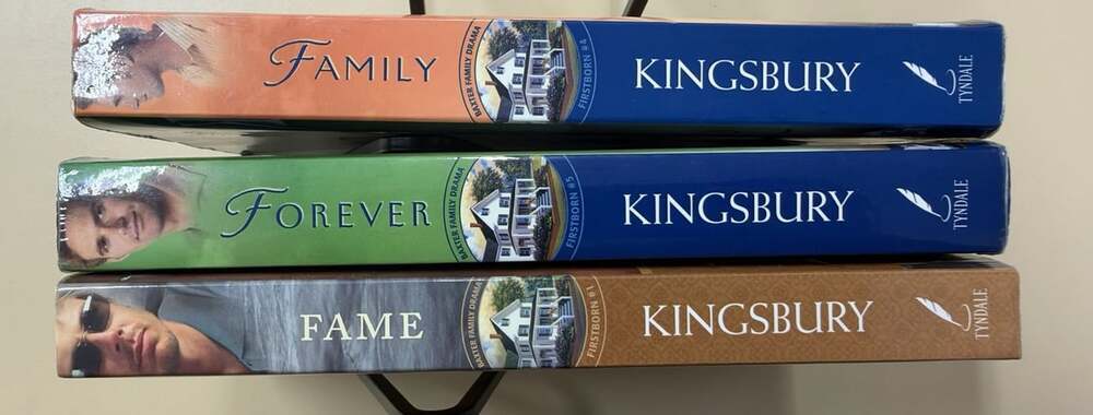 Karen Kingsbury Baxter Family Drama Firstborn Paperback Family Forever Fame - Picture 2 of 3